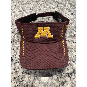 Minnesota Gophers Maroon New Era Hook Loop Adjustable Visor